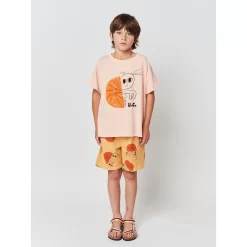 Bobo Choses Hermit Crab T-Shirt Pink -PETIT BATEAU Store 1024x1024 926