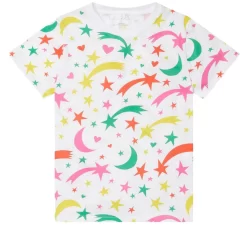 Stella McCartney Kids Star Print T-Shirt White