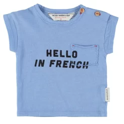 T-Shirt With Print Blue