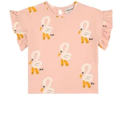 Bobo Choses Pelican Printed T-Shirt Pink