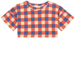 Blanket Check T-Shirt Orange