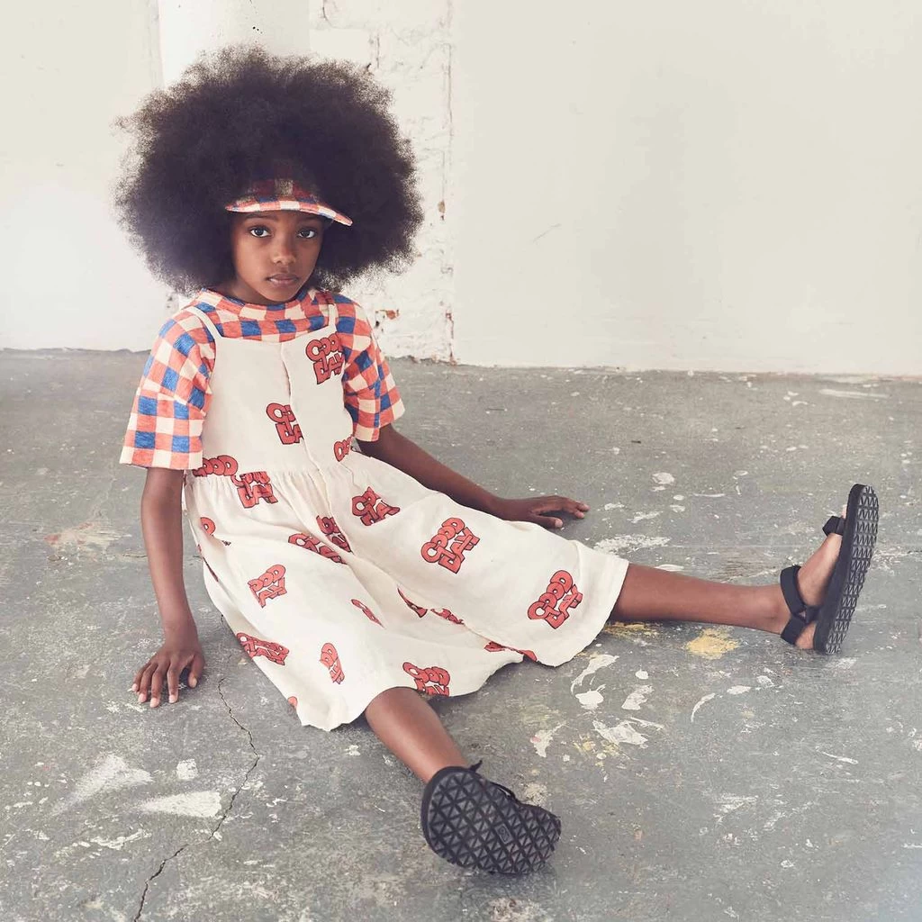 Blanket Check T-Shirt Orange 4 Blanket Check T-Shirt Orange - Image 4