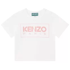 Kenzo Branded T-Shirt Cream