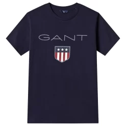 Gant Logo T-Shirt Navy
